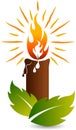 Eco candle logo