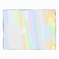 Illustration art of glossy rainbow holographic sticker ideal for creative branding or decor inspiration in modern content