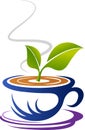 Herbal green tea logo