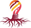 root growth lamp logo