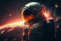 Illustration, artwork, spacesuit, wallpaper for you home and office.