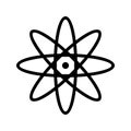 Illustration Atom Icon For Personal And Commercial Use.