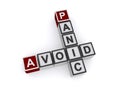 Avoid panic crosswords