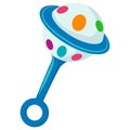 Illustration of Baby Toy Rattle Royalty Free Stock Photo