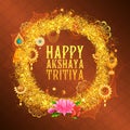 Akshay Tritiya religious festival of India celebration Royalty Free Stock Photo