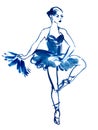 Illustration ballerina dance