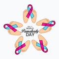 World Prematurity Day. Royalty Free Stock Photo