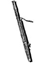 Illustration of bassoon Royalty Free Stock Photo