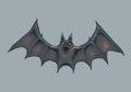 Illustration of a bat icon vector for Halloween Royalty Free Stock Photo
