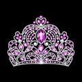 beautiful crown, tiara with gems