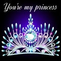 beautiful diadem feminine wedding . You`re my princess