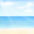 Illustration of beautiful summer background