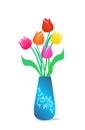 Illustration of beautiful vase Royalty Free Stock Photo