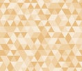 Illustration beige triangle pattern background that is seamless