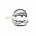 Illustration of a bespectacled burger that looks good