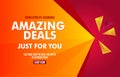 Sale banner template_amazing deals_offer