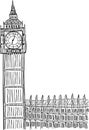 Illustration of Big Ben in London