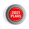 2021 plans Button. Royalty Free Stock Photo