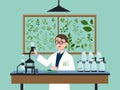 Illustration of a Biology Class Royalty Free Stock Photo