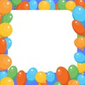 Illustration of a Birthday Celebrant postcard banner vector balloon birthday party