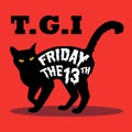 Black cat and friday the 13th