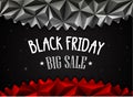 Black Friday sale polygonal background