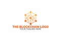 Illustration Of Blockchain Logo Design Royalty Free Stock Photo