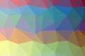 Illustration of blue abstract polygon beautiful multicolor background.