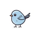 illustration of blue bird