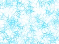 Illustration of a blue cobweb on a white background. Messy delicate patterns Royalty Free Stock Photo