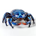 Blue crab isolated on white background Royalty Free Stock Photo
