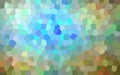 Illustration of blue, grey and brown bright Little hexagon background.