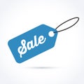 Illustration of Blue Sale Tag