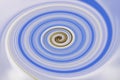 Illustration, blue spiralling burst from centre. Suitable for use as a background or texture