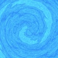 Illustration of blue water whirlpool Royalty Free Stock Photo