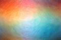Illustration of blue, yellow and red wax crayon horizontal background. Royalty Free Stock Photo