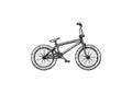 Illustration of BMX bike Royalty Free Stock Photo