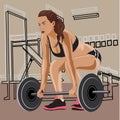 Illustration bodybuilding