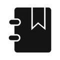 Illustration Bookmarked Icon For Personal And Commercial Use.