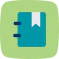 Illustration Bookmarked Icon For Personal And Commercial Use. Royalty Free Stock Photo