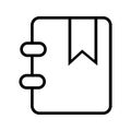 Illustration Bookmarked Icon For Personal And Commercial Use. Royalty Free Stock Photo