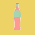 Illustration of bottle of cold drink