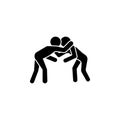 Illustration. Boxers icon symbol sign