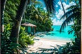 Found Paradise in Tropical Tranquility Royalty Free Stock Photo