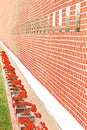 Burials of famous people in the wall of the Moscow Kremlin on red square Royalty Free Stock Photo