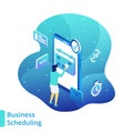 Illustration Business Scheduling