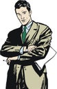 Illustration of a businessman,