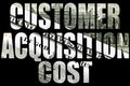 Illustration on CAC customer acquisition cost theme. business concept image