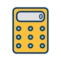 Illustration Calculator Icon For Personal And Commercial Use.