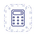 Illustration Calculator Icon For Personal And Commercial Use.